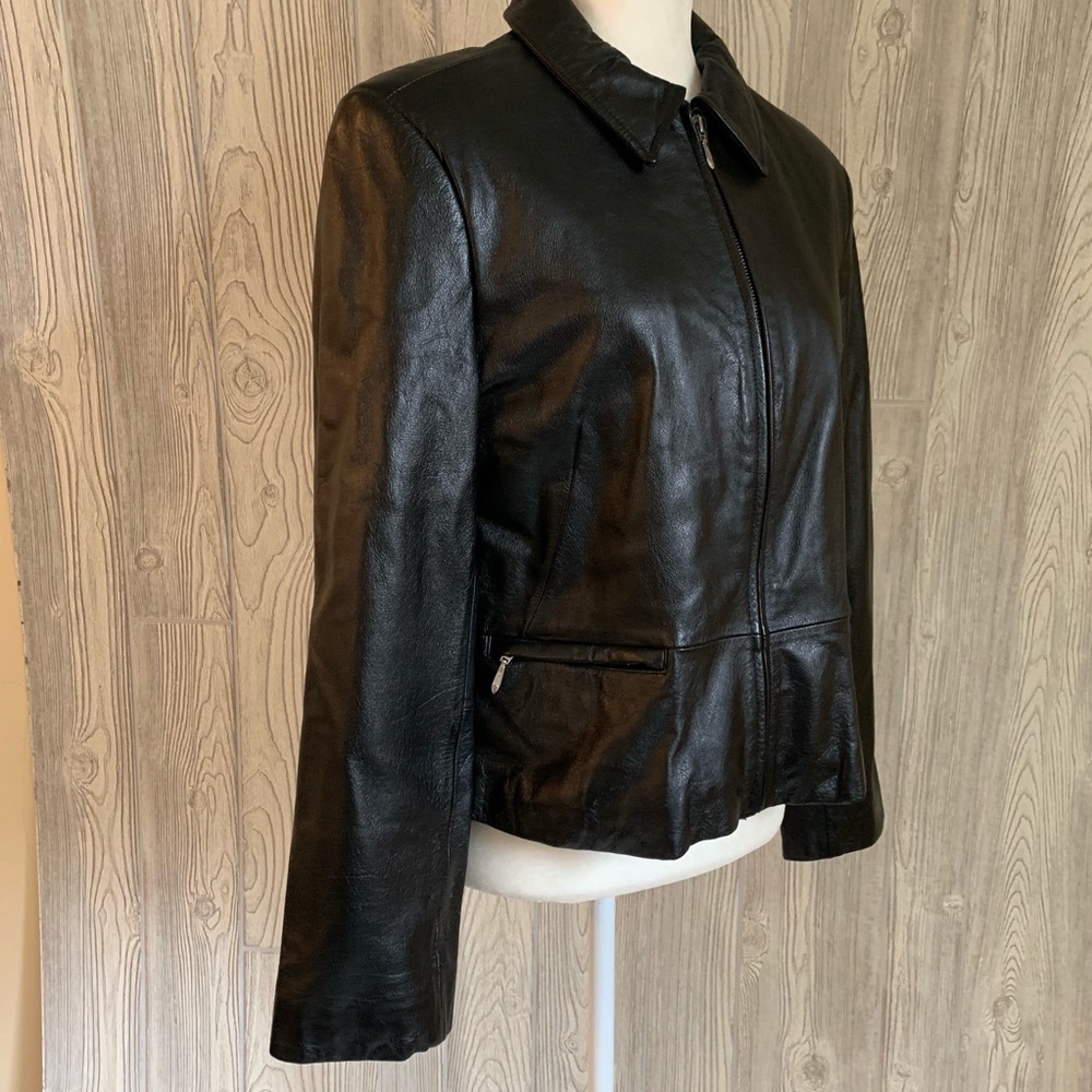 Wilson’s Leather Black Jacket circa 1986 - Picture 4 of 8